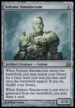 MRM ENGLISH Simulacre Solennel C Solemn Simulacrum MTG Magic COM - Image 1