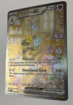 Pokemon 151 Alakazam EX 201/165 Special Illustration Rare - Image 2