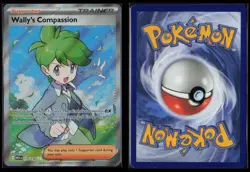 WALLY'S COMPASSION 176/132 Ultra Rare Mega Evolution Pokemon Near Mint - Image 3