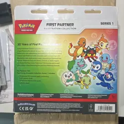 Pokemon First Partner Illustration Series 1 Box Promo Cards Booster Sticker - Image 2