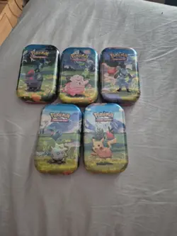 Pokemon Ascended Heroes Mini Tins Assorted Set of 5 - New & Sealed - Image 1