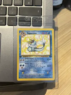 Pokemon | Vaporeon 28/64 | 1st Edition | Jungle | 1999 WOTC | Rare - Image 1