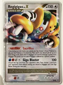 Regigigas LV.X DP30 LP - Black Star Promo - Diamond & Pearl Promos Pokemon TCG - Image 1