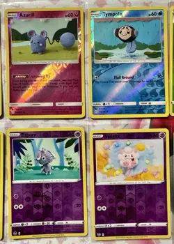 Pokemon TCG Artist Asaka Ito 12-Card Reverse Holo Lot 2019-2026 Azurill 146/236 - Image 3