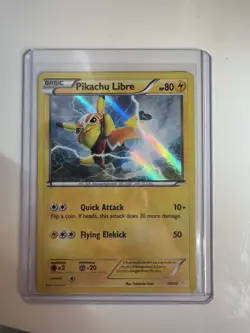 Pokemon Pikachu Libre 30/30 XY Trainer Kit Holo English - Image 1