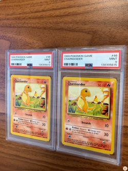 1999 pokemon gamecharmander #46 PSA 9 - Image 1