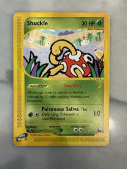 Pokemon TCG Shuckle Skyridge 96/144 Vintage E Reader - LP+ - Image 1