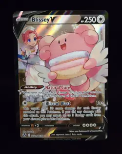 Pokemon TCG - BLISSEY V - TG22/TG30 - HOLO ULTRA RARE - SILVER TEMPEST 2022 - NM - Image 1