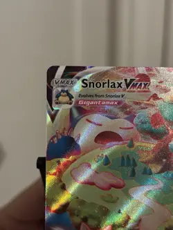 2020 Pokemon Snorlax VMAX 142/202 Sword & Shield Ultra Rare Holo 340 HP - Image 4