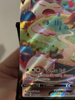 2020 Pokemon Snorlax VMAX 142/202 Sword & Shield Ultra Rare Holo 340 HP - Image 5