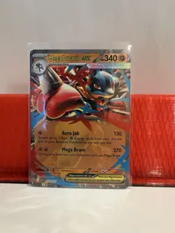 Mega Lucario ex 077/132 - Mega Evolutions - Pokemon TCG - Double Rare - Image 1