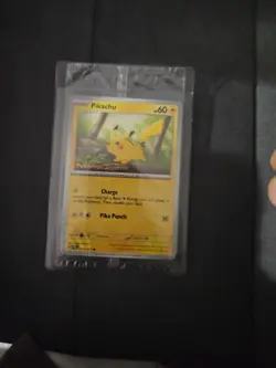 Pikachu 25/165 - Pokemon Together Stamped Promo - Sealed - Image 1