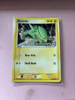 Pokemon TCG EX Emerald Electrike 48/106 Holo Stamped - Image 1