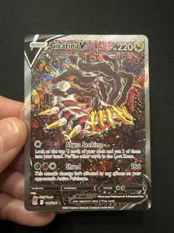 Pokemon TCG Giratina v 186/196 Lost Origin SWSH Full Art - Image 1