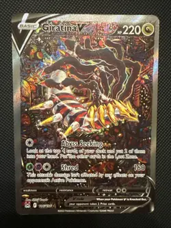 Pokemon TCG Giratina v 186/196 Lost Origin SWSH Full Art - Image 2