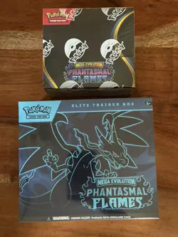 Pokemon Phantasmal Flames Elite Trainer Box + Booster Box Sealed Lot - Image 1