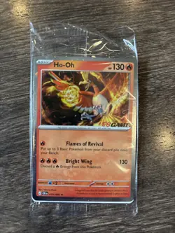 Pokemon TCG Ho-Oh EB Games Stamped Promo 010/086:Chaos Rising Release (SEALED) - Image 1
