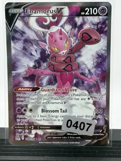 Enamorus V 178/196 Full Art Ultra Rare 2022 Pokemon Lost Origin 1159 - Image 1