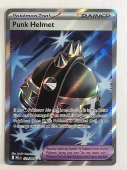 Pokemon TCG Phantasmal Flames Full Art Punk Helmet 121/094 Near Mint - Image 1