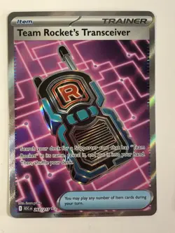 Pokemon TCG Ascended Heroes Full Art Team Rocket's Transceiver Near Mint - Image 1