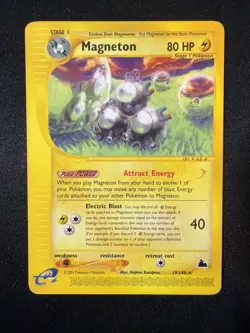 Magneton 19/144 MP Skyridge Non Holo Pokemon TCG NM/LP - Image 1