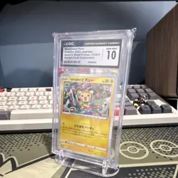 Pokemon Mischievous Pichu Sword & Shield Promo 214/S-P CGC 10 Graniph 2022 - Image 1