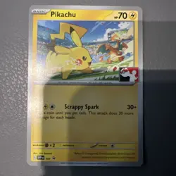 NM Pikachu SVP101 Black Star Promo Play League Pokemon Card TCG - Image 1