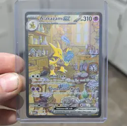 Pokemon Alakazam ex 201/165 SV 151 Full Art Holo 310 HP English 2023 - Image 1