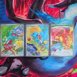 Pokemon ME First Partner Illustration Promo Set Kanto Gen 1 037 038 039 - Image 1