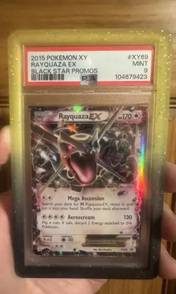 2015 POKEMON BLACK STAR PROMO RAYQUAZA #XY69 PSA 9 MINT #104679423 - Image 1