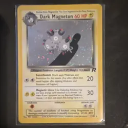 Pokemon TCG Dark Magneton 11/82 Team Rocket Unlimited Holo Rare 60 HP English - Image 1
