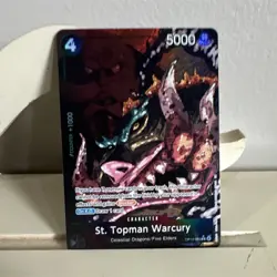 Namco One Piece CCG St. Topman Warcury OP13-089 Carrying on His Will - Image 1