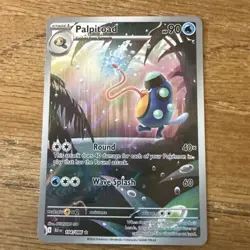 Palpitoad 104/086 Sv: Black Bolt Holo. Small White Chip Upper Left Corner - Image 1