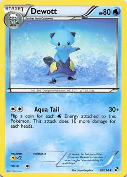 Dewott - Uncommon Black and White 30/114 LP - Image 1
