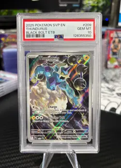 Thundurus - Promo #209 - Black Bolt ETB - PSA 10 - Image 1