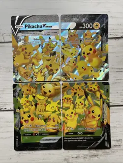 Pikachu V-Union - 4 Card Set Pokemon SWSH139-142 - Holo Promo - NM - Image 1