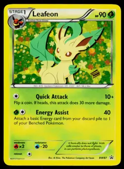 Leafeon - Promo Black and White Promos BW87 MP - Image 1