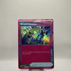 Pokemon TCG, Miracle Headset 183/191 - Surging Sparks - Ace Spec Trainer Card - Image 1