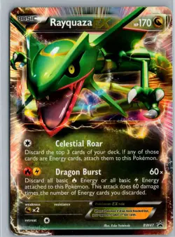 Rayquaza EX Holo Promo Black and White Promos BW47 MP - Image 1