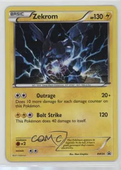 Zekrom Pokemon Black & White Black Star Promo #BW24 - Image 1