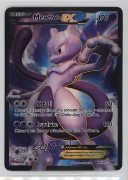 Full Art - Mewtwo EX Pokemon Black & White Next Destinies #98 - Image 1