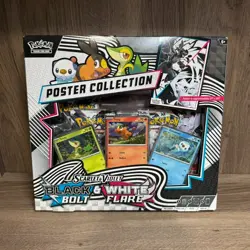 Pokemon TCG BLACK BOLT + WHITE FLARE - UNOVA POSTER COLLECTION SEALED - Image 1
