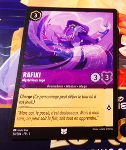 LORCANA TRADING CARD GAME DISNEY CHAPITRE 1 CARTE RAFIKI 54/204 FR NM - Image 1