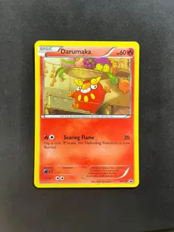 POKEMON UNGRADED DARUMAKA BW18 HOLO P BLACK AND WHITE PROMO LP - Image 2