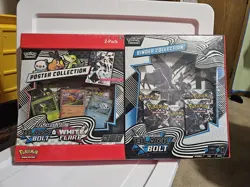Pokemon Black Bolt & White Flare Binder + Poster Collection Sams Club Bundle - Image 1