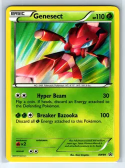Genesect Holo Promo Black and White Promos BW99 LP - Image 1