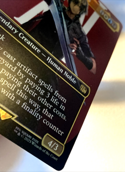 MTG Noctis, Prince of Lucis (Borderless Foil) Final Fantasy 401 NM - Image 3