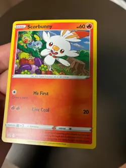 Scorbunny PROMO SWSH071 (With Swirl) Sword & Shield Promo (LP) Pokemon Card - Image 5