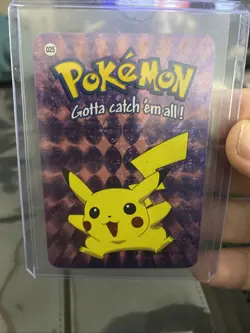 2000 Nintendo Trademark - Vending Machine Prism Sticker Card LP NM- Pikachu A15 - Image 1
