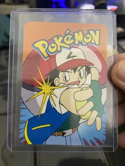 2000 Nintendo Trademark - Vending Machine Prism Sticker Card LP NM- Pikachu A15 - Image 3